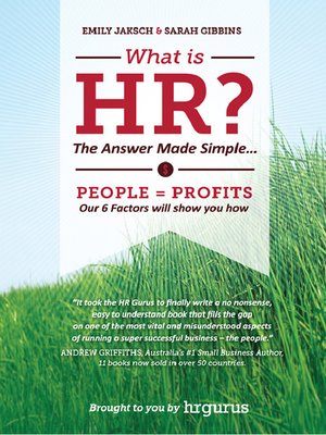 cover image of What is HR?